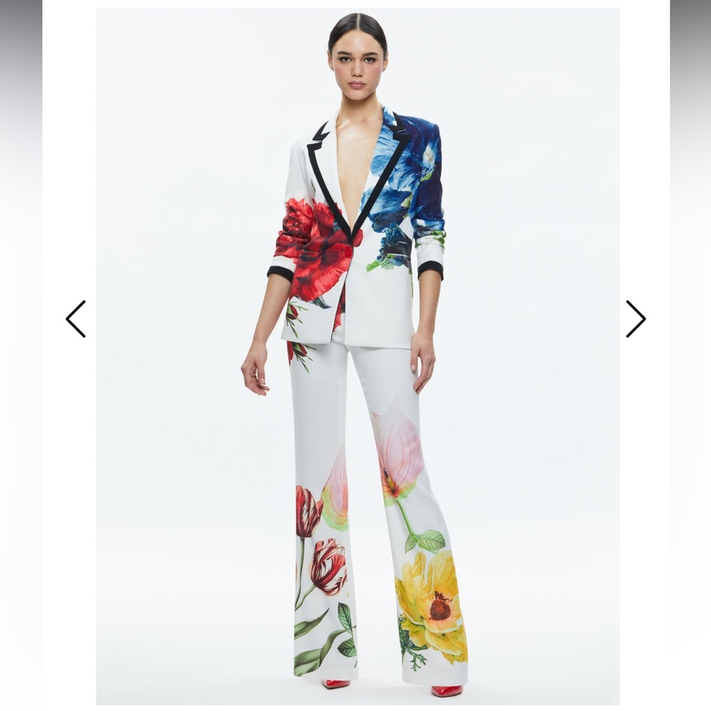 Alice + Olivia le Parisien floral pants